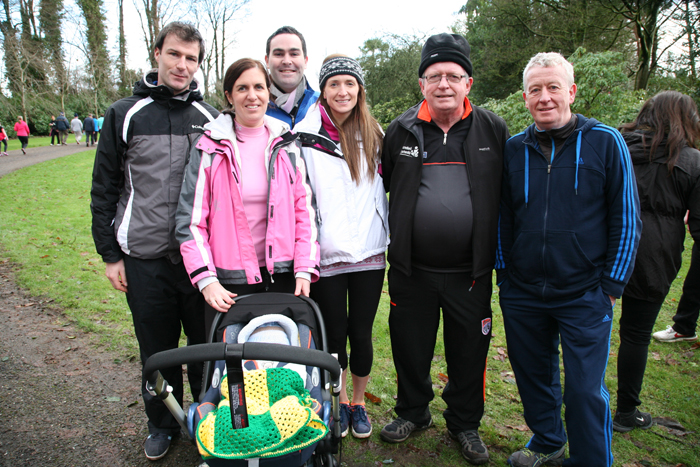 Paudie O'Mahony & family at Operation Transformation Walk 2014