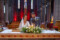 Bride and groom light a candle at the alter of St Marys Cathedral in Killarney.