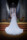 Portrait of the back of the brides dress standing at the alter of St Marys, Killarney.