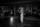 the bride and groom during first dance at the dunloe hotel black and white photo