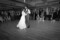 Black and white photograph of bride and grooms first dance in the beautiful Heights Hotel, Killarney.
